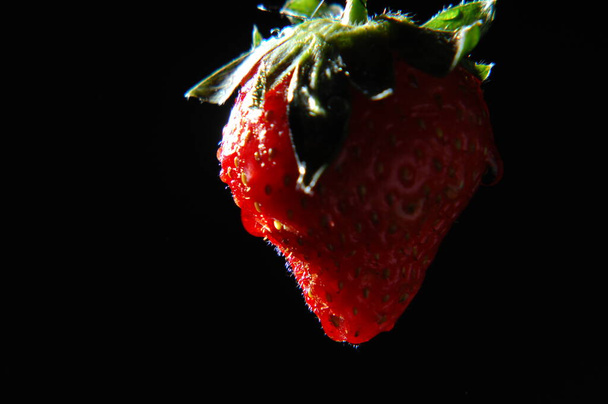 close-up van aardbeien - Foto, afbeelding