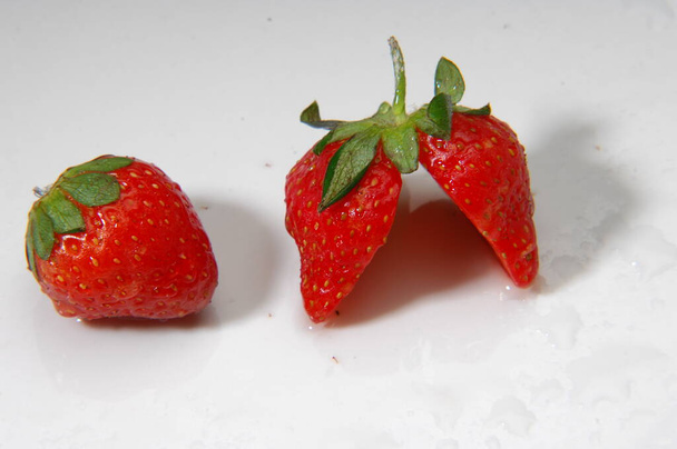 gros plan de fraise - Photo, image