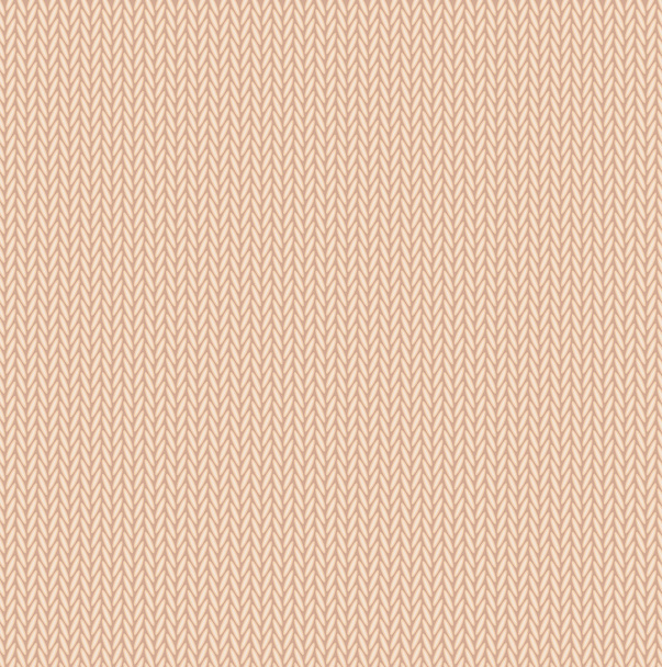Hintergrund nahtlose Muster Textur beige Wolle Strickwaren - Vektor, Bild