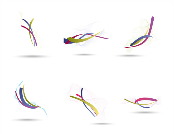 abstracte kleur lijnen - Vector, afbeelding