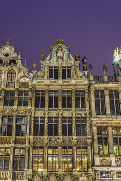 Guildhalls sulla Grand Place a Bruxelles, Belgio
. - Foto, immagini