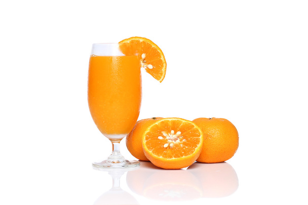Vers sinaasappelsap - Foto, afbeelding