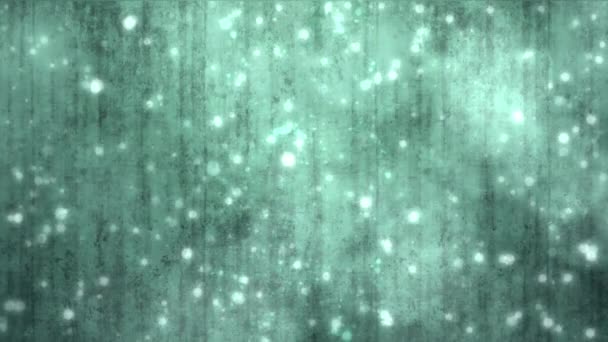 Boş mavi parlak bir arkaplanın 3 boyutlu cgi görüntüsü. Hafif bir turkuaz ışıltı ya da ışıltı efekti ve yapay zekayla yaratılmış rüya gibi hareketler. Yavaş çekimde ışıldayan yıldızların soyut animasyonu. - Video, Çekim