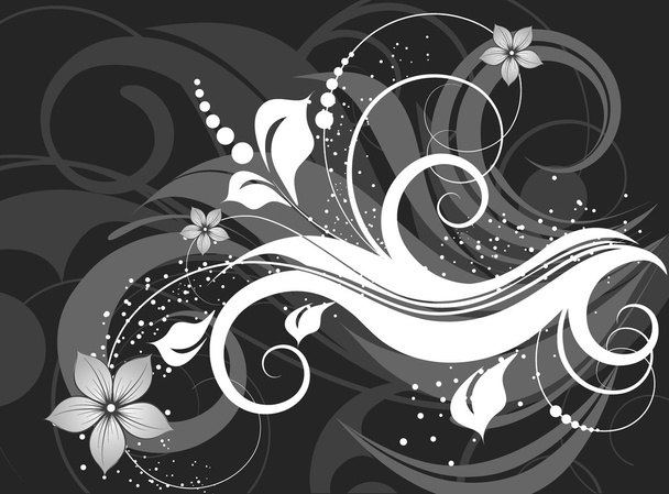 Floral abstract background for design. - Vettoriali, immagini