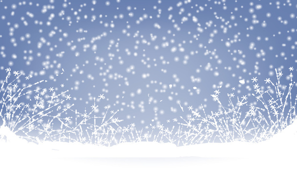 winter kaart - Vector, afbeelding