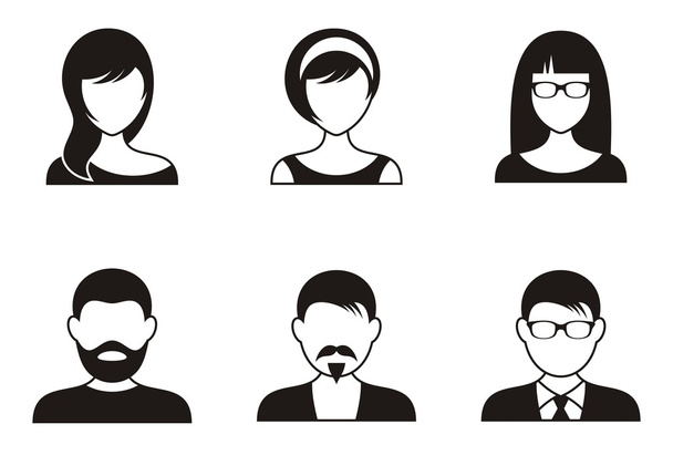 People icons - Vector, Image