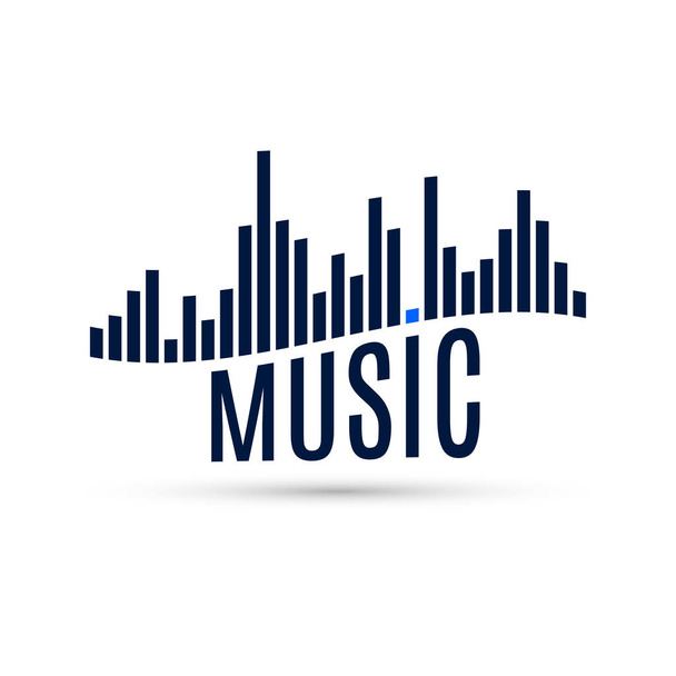Abstract Sound Icon Music Wave Equalizer for Design - Вектор,изображение