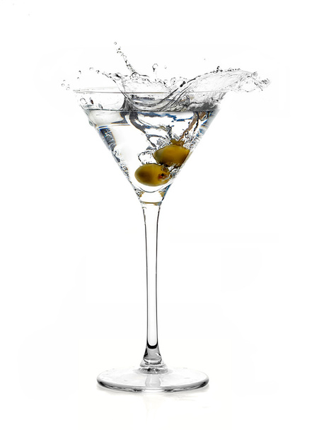 Dry Martini. Cocktail. Splash - Valokuva, kuva