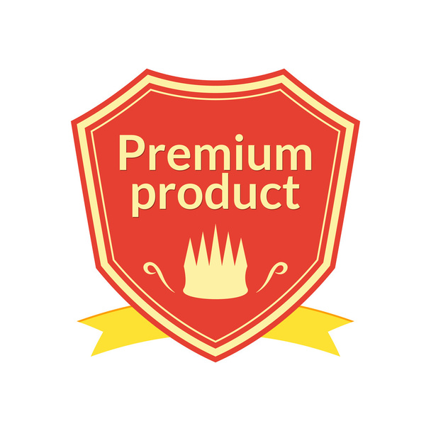 Retro premium product label - Vektör, Görsel