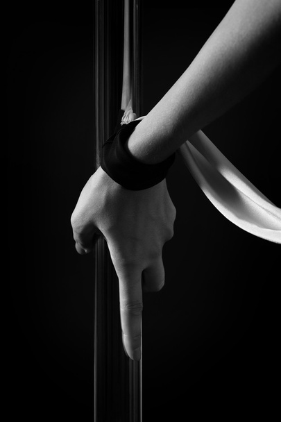 Grip of a pole dancer - 写真・画像