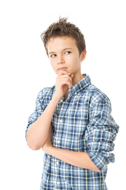 Thoughtful Charming Teenage Boy - Foto, Bild