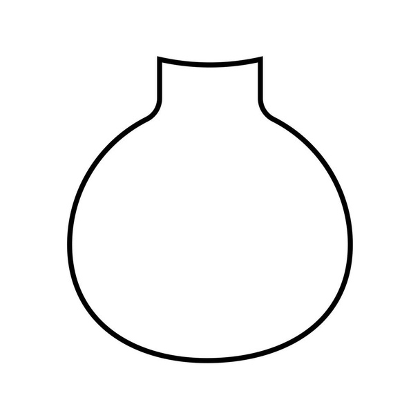 Collection of contour drawings of vases in eps 10. Linear vector illustration. Ceramic vases - Вектор, зображення
