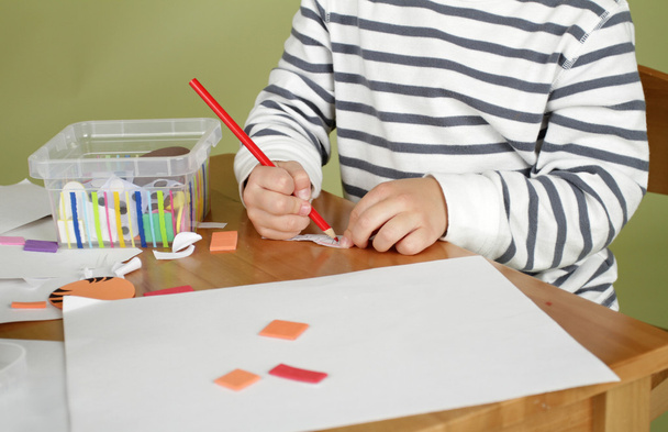 Kids Arts and Crafts Activity, Learning and Education  - Photo, Image