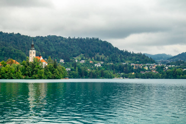 Hike around Lake Bled at the foot of the Pokljuka plateau - Gorenjska - Slovenia - Photo, Image