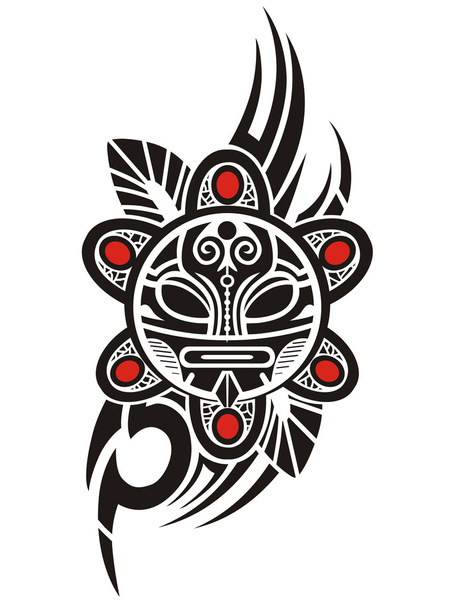 Taino Sun Tribal Vector illustration - Vector, Image