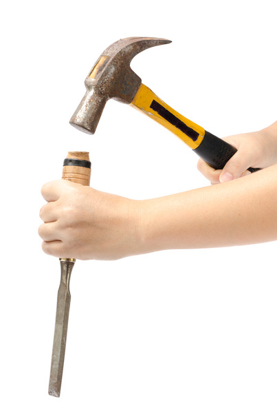 Hammer and chisel - Photo, Image