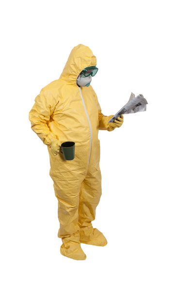 化学防護服 - 写真・画像