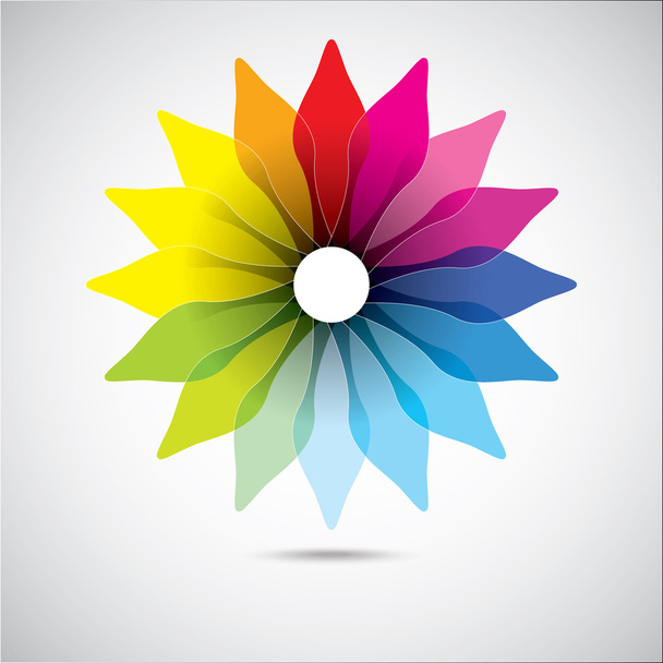 Modern colorful geometrical circles - Vettoriali, immagini