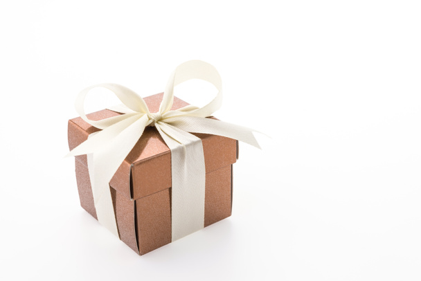 Golden gift box - Foto, Imagem