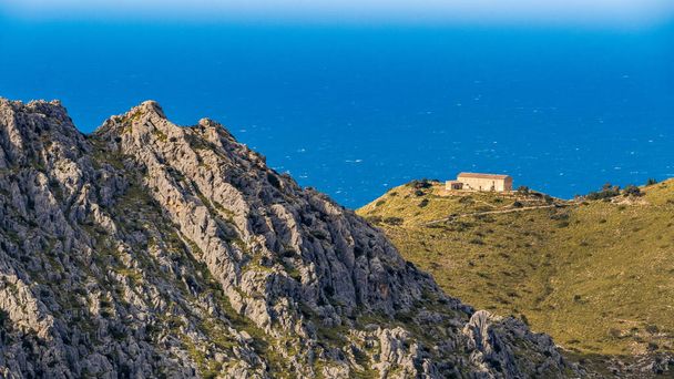 A beautiful view of Balearic Islands with sunlight - Fotó, kép