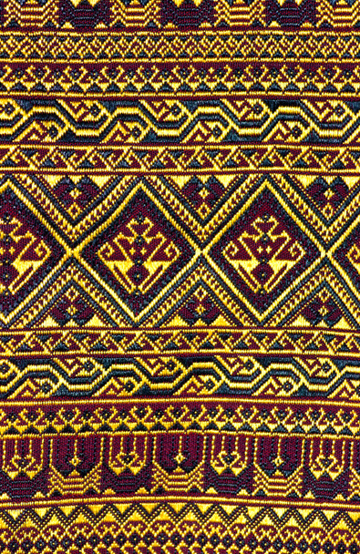 patrón de tailandés hecho a mano tela de fondo
  - Foto, Imagen