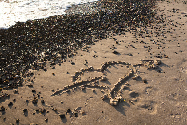 Pebble beach love - Фото, изображение