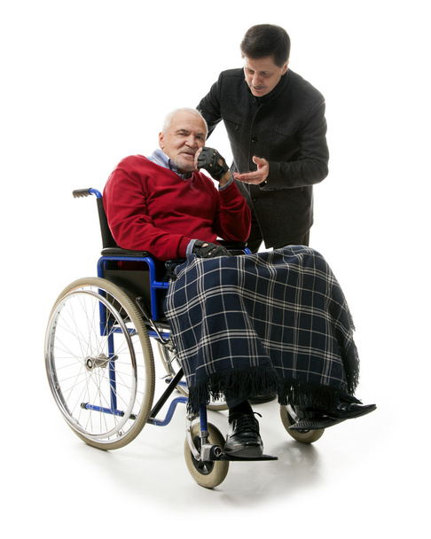 mies pyörätuolissa - Valokuva, kuva