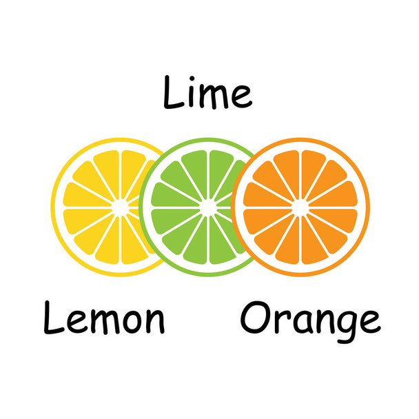 vektor tapéta tervezés citrom gyümölcs növény logó C-vitamin, sárga, a kertben és a piacon - Vektor, kép