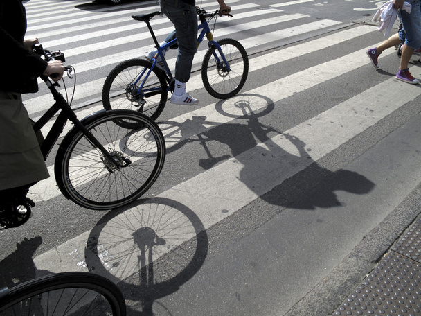 Ciclistas - Foto, Imagem