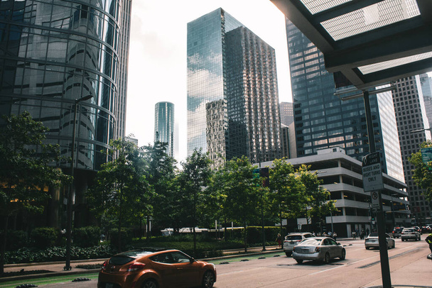 The afternoon on a quiet day in the city of Houston - Фото, изображение