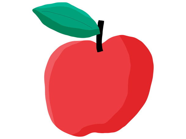 Hand drawn apple abstract vector illustration. Hand-drawn vector graphics. - Vector, Image