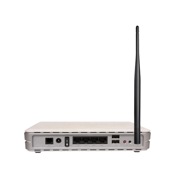 Wireless Router with the antenna - Photo, Image