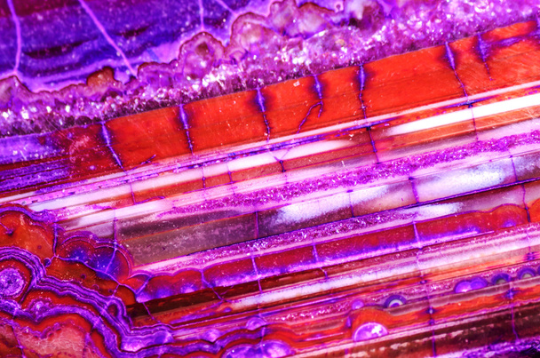 Κόκκινος δράκος μοβ αχάτη φλέβα μοτίβο - Φωτογραφία, εικόνα