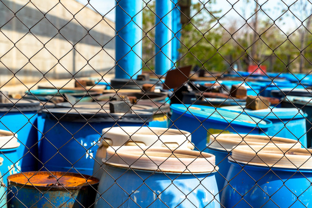 Several barrels of toxic - Photo, Image