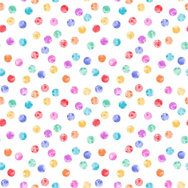 Abstract seamless dots pattern for fabrics and textiles and packaging and kids and fashion print and wrapping paper. High quality photo - Fotografie, Obrázek