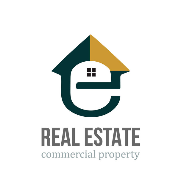 logo, joka luo luottamusta yritykselle, joka auttaa asunnon omistajia E - Vektori, kuva
