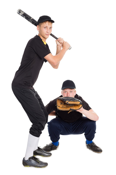 Young boys play baseball - Foto, Bild