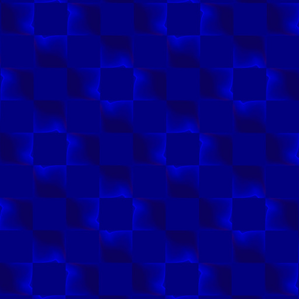 抽象的な青色の背景パターン - - 幾何学的なタイルを並べた - 錯覚反復テクスチャ - イラスト グラフィック デザイン - 背景 - 繰り返しシェイプ - 対称的な正方形のスクエアの影響  - 写真・画像
