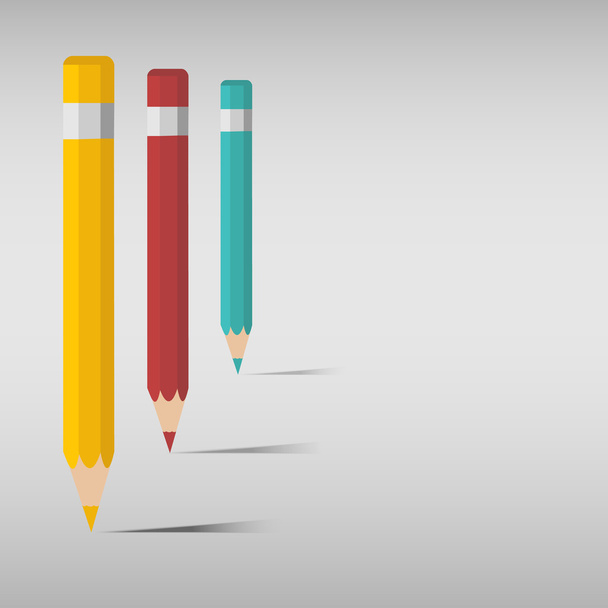 Цветной карандаш
 - Вектор,изображение