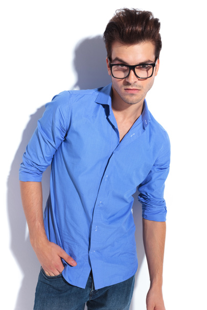 Handsome young business man wearing glasses  - Photo, Image