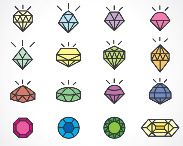 Diamanti - Vettoriali, immagini
