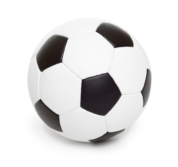 Футбольний м'яч об'єкт на білому
 - Фото, зображення