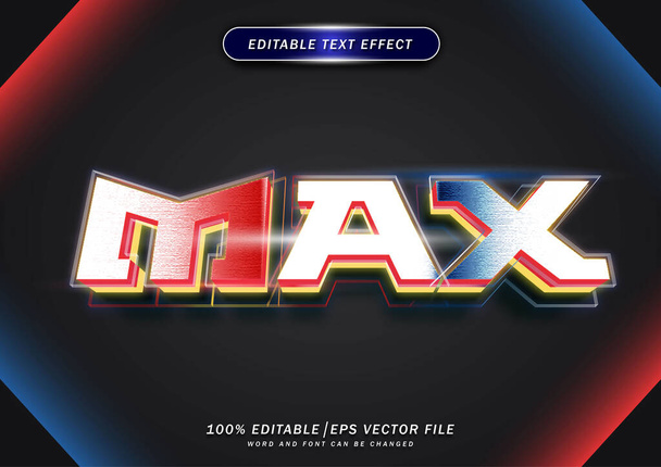 Luxury max lihavoitu muokattavissa tekstin vaikutus - Vektori, kuva