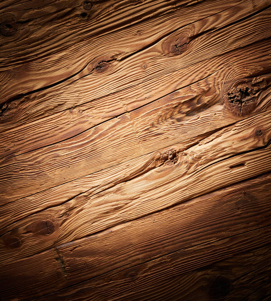 Top view of vintage rustic wooden planks texture background - Foto, Bild