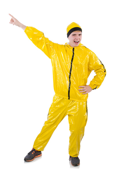 Man in yellow suit - Foto, imagen