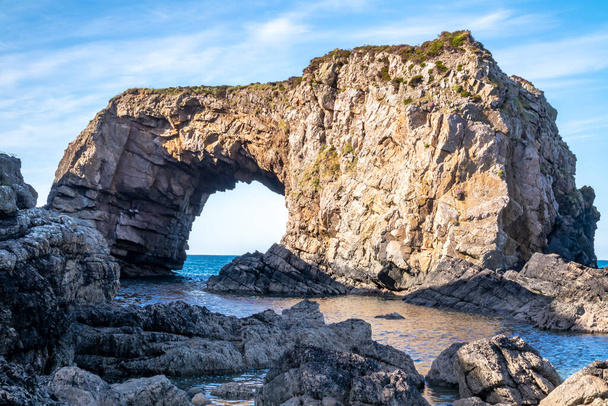 The Great Pollet Sea Arch, Fanad Peninsula, County Donegal, Ireland. - Foto, Bild