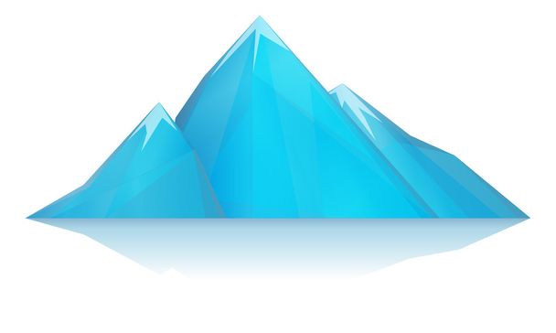 Montaña Ilustración
 - Vector, imagen