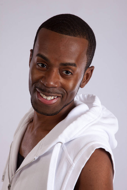 Handsome Black man with a smile - Foto, Imagen
