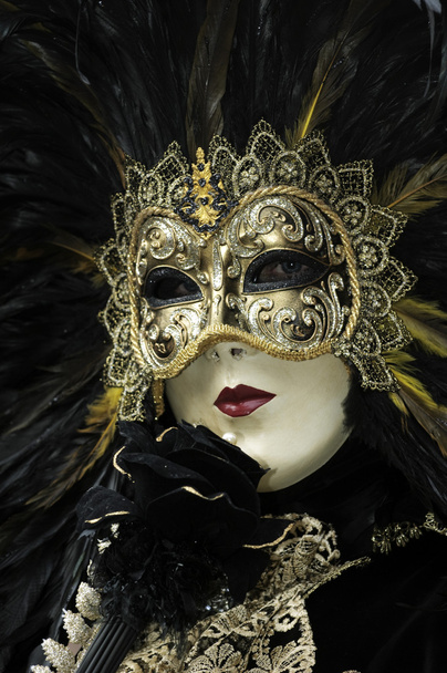 venetsialainen karnevaalinaamio
 - Valokuva, kuva