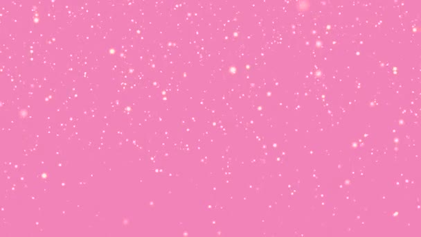 Золотой блеск на розовом фоне, праздничный дизайн и женская концепция фона - Кадры, видео